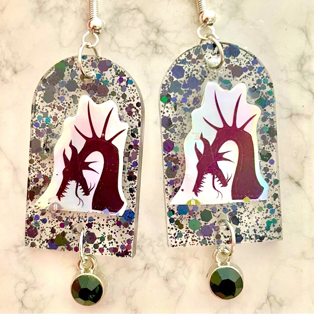 Dragon Acrylic Earrings